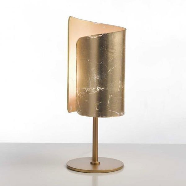 Luminaires chambre design PAPIRO SELENE-Lampe de table-Métal, Verre De Murano