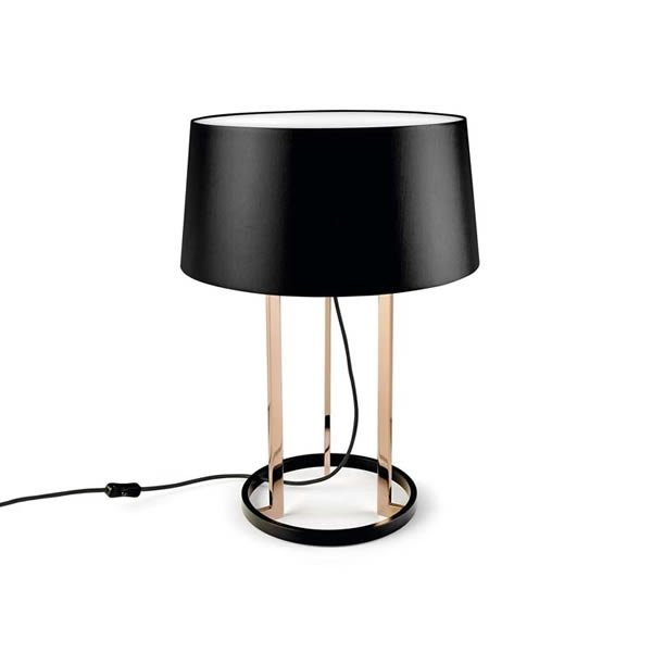 Luminaires chambre design PREMIUM, H59.4cm LEDS-C4-Lampe de table-Acier, Tissus