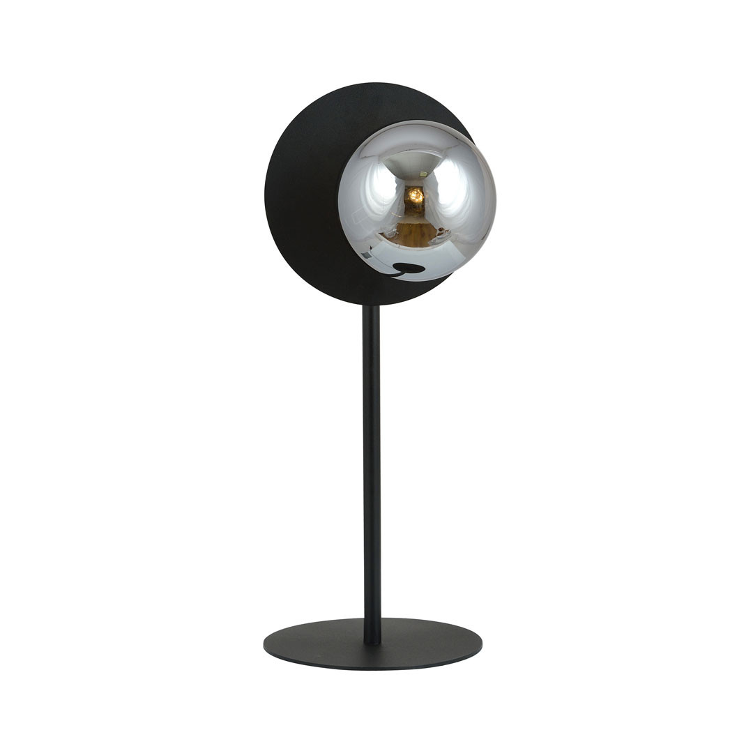 Lampes à poser noires OSLO, H30cm EMIBIG-Lampe à poser-Métal, Verre