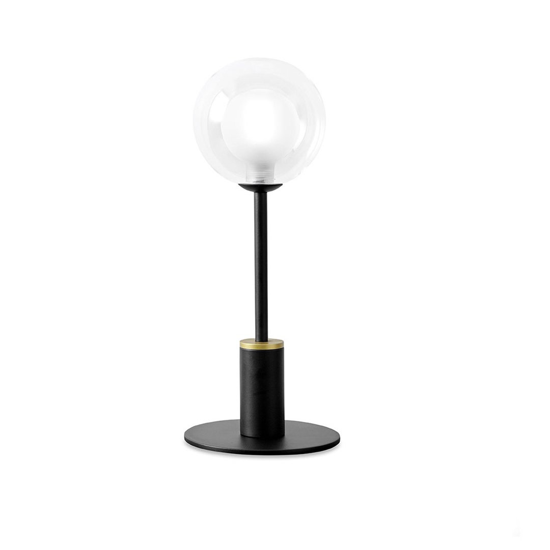 Lampes à poser noires COSMOS, H35cm MILOOX-Lampe de table-Métal, Verre