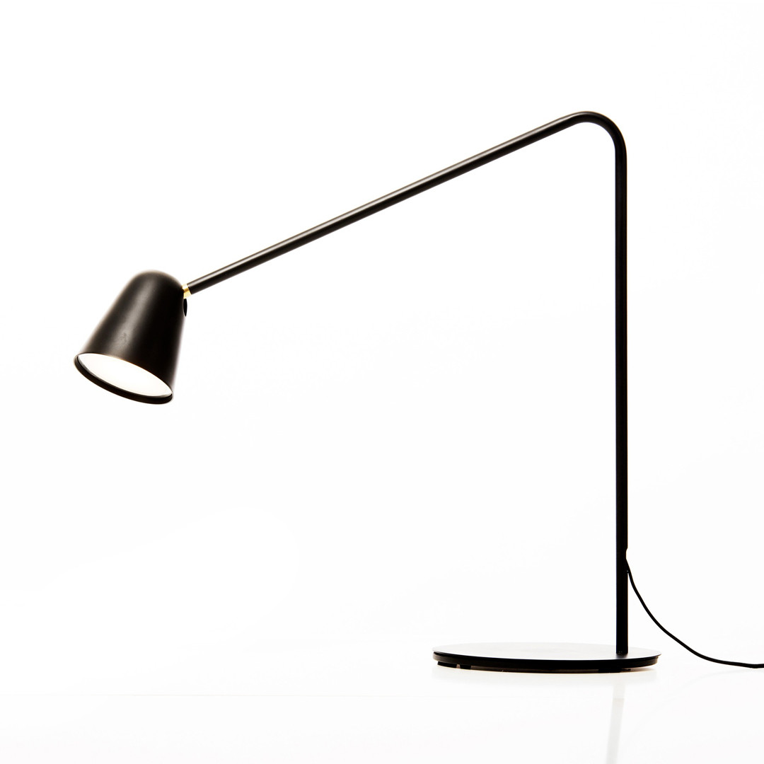 Luminaires chambre design CHAPLIN, H52cm FORMAGENDA-Lampe de table-Acier, Aluminium