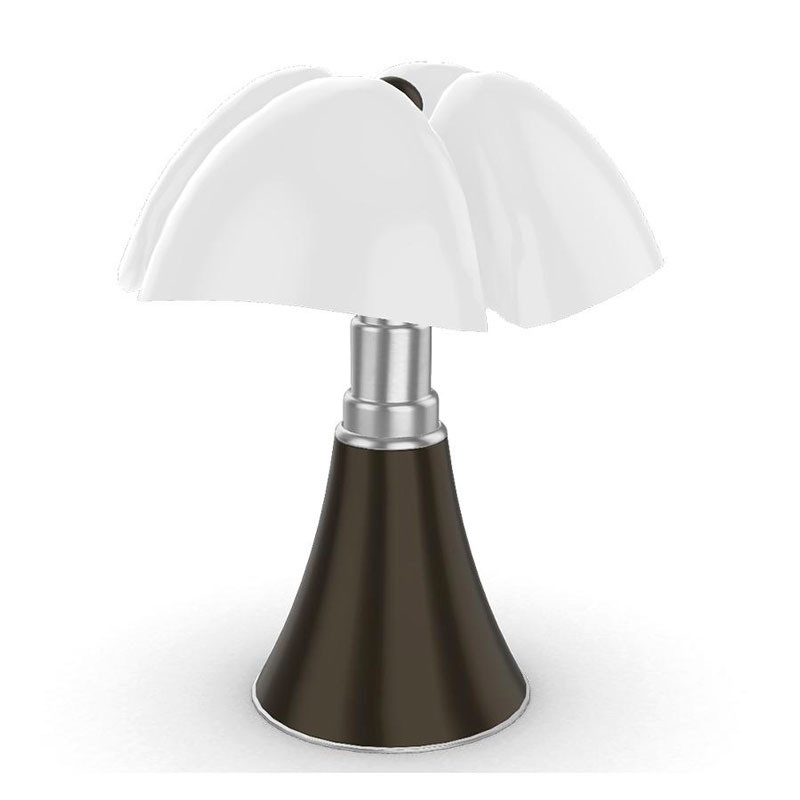 Luminaires chambre design PIPISTRELLO LED, H66-86cm MARTINELLI-Lampe à poser-Métal Chromé