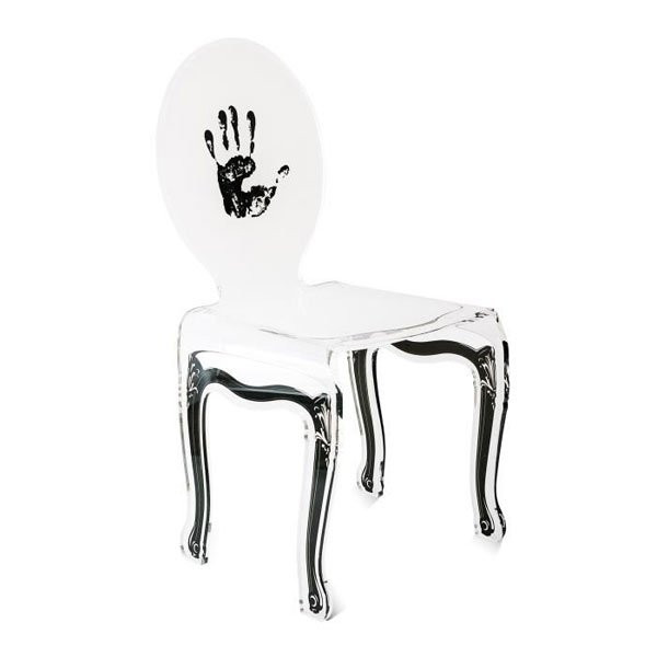 Chaises EMPREINTE Transparente, H89cm ACRILA-Chaise-Plexiglas®