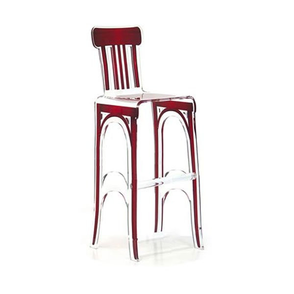 Chaises BISTROT, H117cm ACRILA-Chaise haute-Plexiglas®