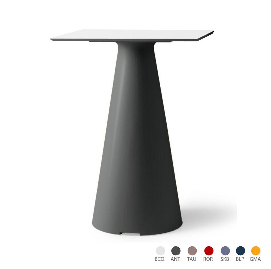 Mobilier de jardin design & lumineux TIFFANY, H72cm LYXO DESIGN-Table -Polyéthylène