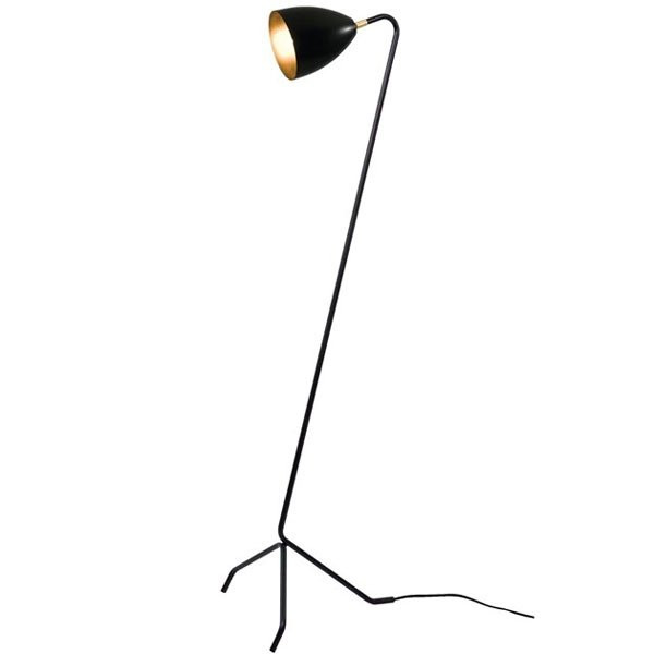 Lampadaires noirs CLEO, H125cm LUZ EVA-Lampadaire-Acier