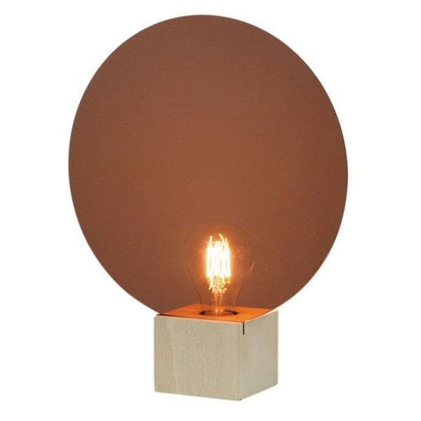 lampes à poser en bois NEMO Bois, H34.3cm LUZ EVA-Lampe de table -Bois, Plexiglas®