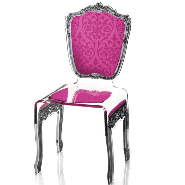 Chaises BAROQUE, H92cm ACRILA-Chaise-Plexiglas®