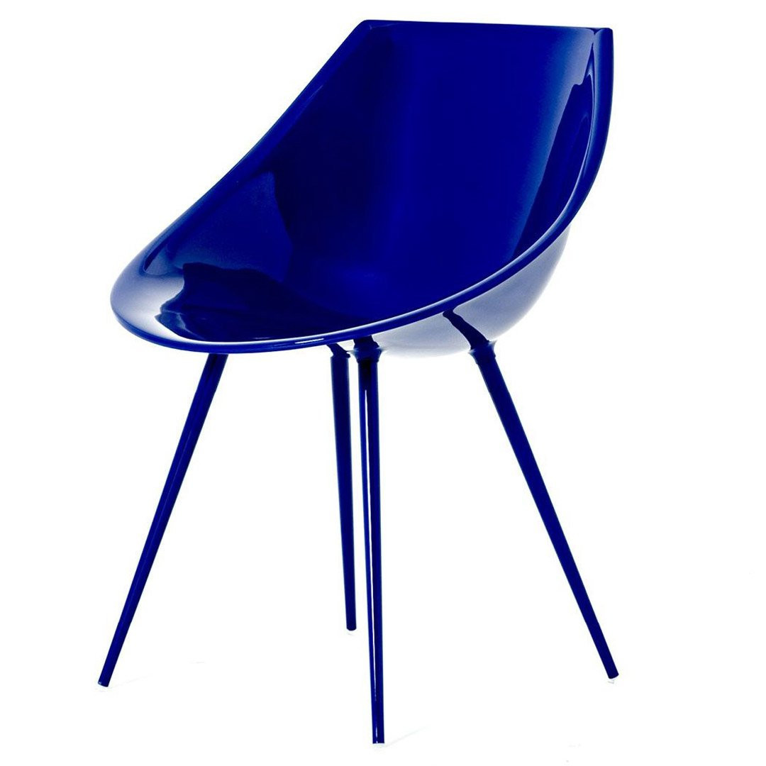 Chaise design & lumineuse LAGO, H80.5cm DRIADE-Chaise-Aluminium, Polyuréthane