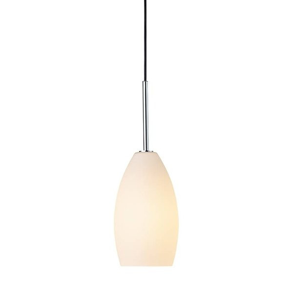 Luminaires salon design GRANAT Blanc, H17cm HERSTAL-Suspension-Verre Opalin
