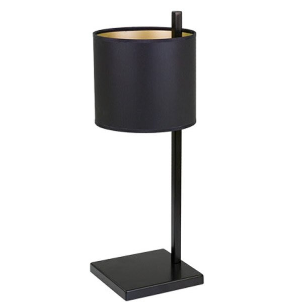Lampes à poser noires HYDE Noir, H50cm BROSSIER SADERNE-Lampe de table-Métal, Tissus