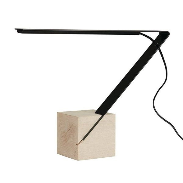 lampes à poser en bois JULIS, H30cm LUZ EVA-Lampe de table-Bois, Métal
