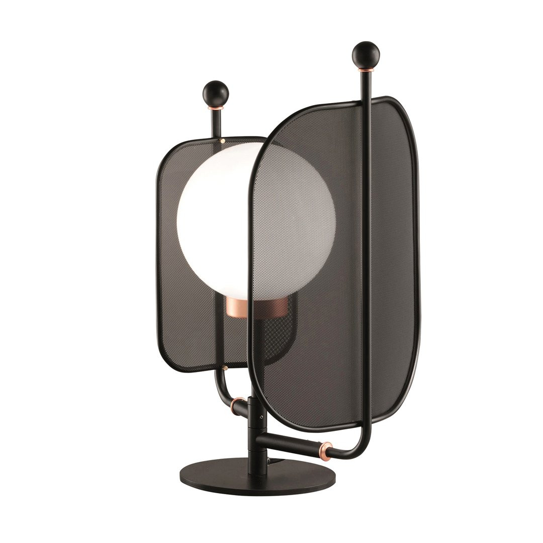 Luminaires chambre design PAPILIO, H58cm MASIERO-Lampe de table-Métal, Verre De Murano