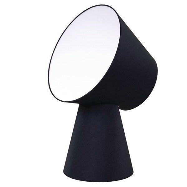 Lampes à poser noires NOEMIE Noir, H65cm LUZ EVA-Lampe de table-Métal