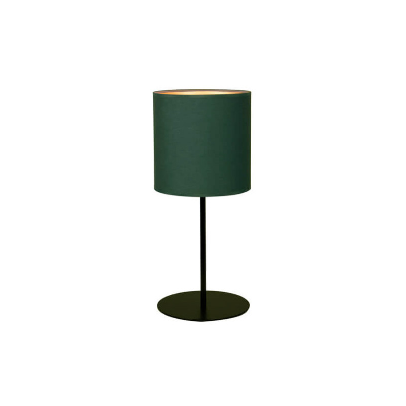 Luminaires chambre design KARMEN Vert, H45.5cm BROSSIER SADERNE-Lampe de table-Métal, Tissus