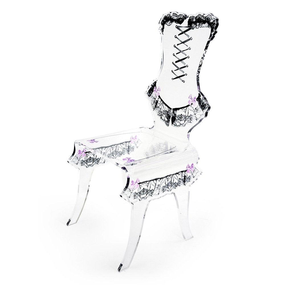Chaises DAISY Transparent, H89cm ACRILA-Chaise-Plexiglas®