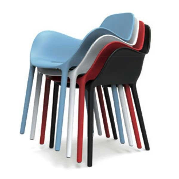 Chaise design & lumineuse SABINAS, H60cm VONDOM-Lot de 4 chaises-Polyéthylène