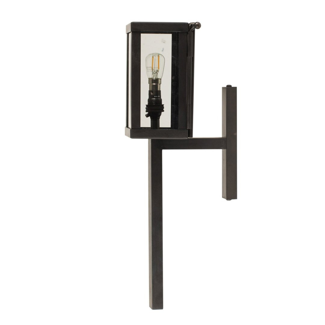 Luminaires de luxe extérieur VITRINE PETITE TORCH, H37.5cm AUTHENTAGE-Applique d'extérieur-Laiton, Verre