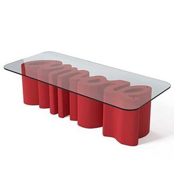Tables basses AMORE, H46cm SLIDE-Table basse-Polyéthylène