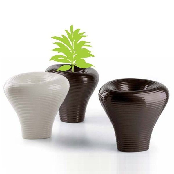 Décorations & Pots design TAMBO, H73cm PLUST COLLECTION-Vase-Polyéthylène