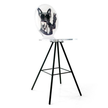 GRAPH PIEDS EN METAL, H88cm