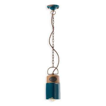 INDUSTRIAL Turquoise, Ø12.5cm