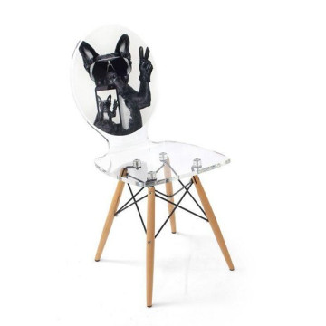 GRAPH PIEDS EN BOIS, H88cm