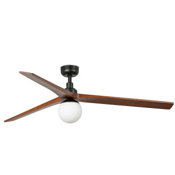 KLIM L Tuya noir/noyer, Ø150cm