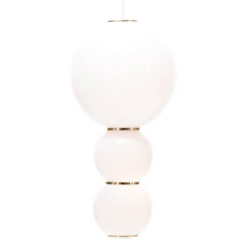 PEARLS C Blanc, H34cm