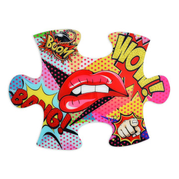 PUZZLE Bouche, H60cm