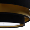 Luminaires salon design TRINITI Noir et or, Ø60cm BPS KONCEPT