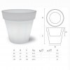Pots lumineux & Pots design EASY, Ø80cm LYXO DESIGN