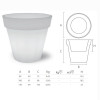 Pots lumineux & Pots design EASY, Ø100cm LYXO DESIGN