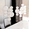 Luminaires chambre design PEARLS A Blanc, H34cm FORMAGENDA