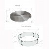 Table basse design & lumineuse LAFITE BARREL, H110cm ELEMENTI