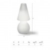 Luminaires de jardin design MY BIG LIGHT, H142cm LYXO DESIGN