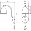 Luminaires chambre design DELUXE, H28.5cm BELID