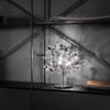 Luminaires chambre design ARGENT, H40cm TERZANI