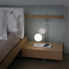 Luminaires chambre design NIKO Blanche, H22cm FARO