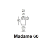 Décorations & Pots design MADAME 60, H60cm PLUST COLLECTION