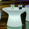 Table basse design & lumineuse CAPRI, H39cm NEW GARDEN