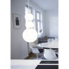 Luminaires salon design PEARLS D Blanc, H34cm FORMAGENDA