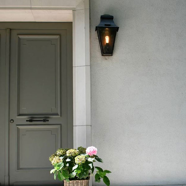 Lanterne extérieure Authentage design pour éclairage entrée maison